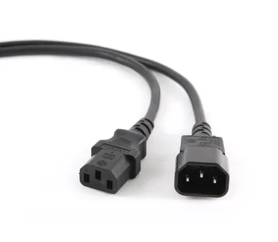 Produktbild von gembird Verlängerungskabel IEC320 C13/C14 VDE- 3m