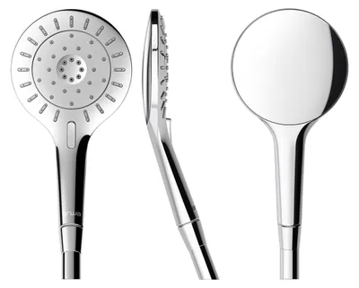 Immagine prodotto di LAUFEN MyTwin120 Douchette à main, RubiClean, 3 jets, EcoChoice, diamètre 120mm, 100000, HF939029100000, HF939029100000