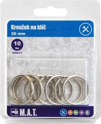 Produktbild von schlüsselanhänger 30mm Ni (10Stk)