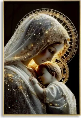 Produktbild von Mauro Ferretti Gemälde auf Leinwand MATERNITY mit Rahmen 60x3,5x90 cm