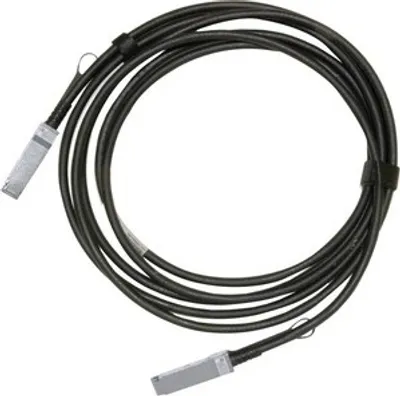 Produktbild von NVIDIA - 100GBase Direktanschlusskabel - QSFP28 zu QSFP28 - 0.5 m - passiv, Ethernet-Support - Schwarz
