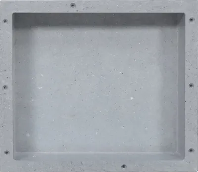 Image de Niche de douche gris mat 41x36x10 cm