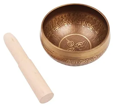 Produktbild von Tibetische Klangschale Set - Meditationsschale für Heilung und Achtsamkeit - HOY26381