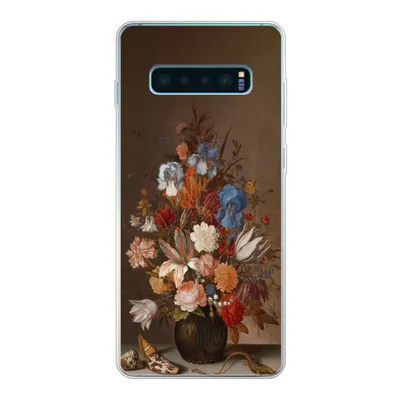 Produktbild von MuchoWow® Handyhülle Schutzhülle Hülle für Samsung Galaxy S10 Lite Stilleben mit Blumen - Kunst - Alte Meister Silikon Softcase Handy Hülle - Schutz