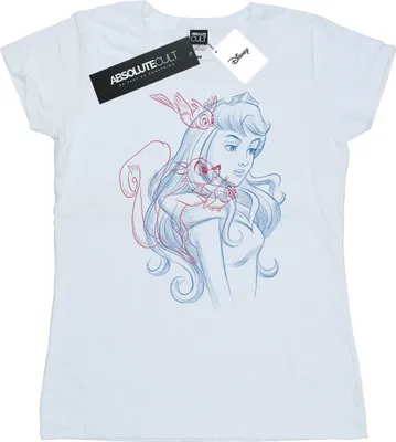 Produktbild von Disney - T-Shirt für Damen BI37269 (L) (Weiß)