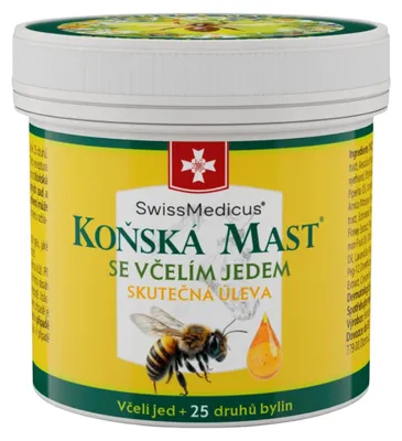Obrázok produktu pre Konská masť so včelím jedom 150 ml - SwissMedicus