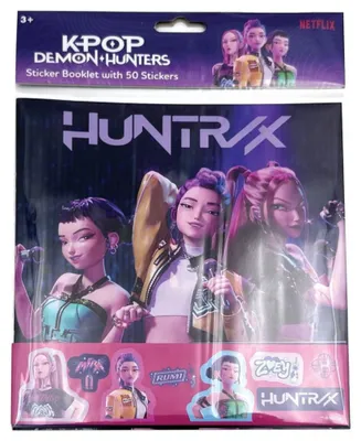Immagine prodotto di K-pop Demon Hunters Hunter X Stickeralbum mit 50 Aufklebern