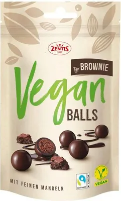 Produktbild von Zentis Vegan Balls Typ Brownie 90g