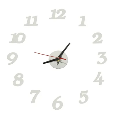 Image de Horloge murale argent 12 heures