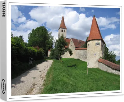 Produktbild von raxxa Premium-Puzzle "Mittelalerliche Stadtmauer Greding", 1000 Teile