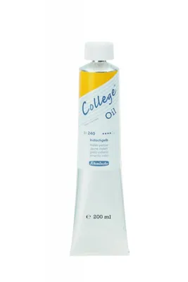 Schmincke 200ml College Öl College Indischgelb Ölfarbe 31 240 015