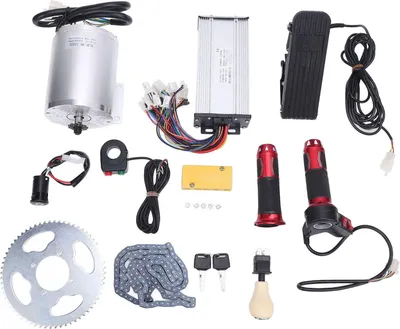 Zdjęcie produktu dla zestaw silnika bezszczotkowego 60 V 2500 W 4800 obr/min stop aluminium cichy montaż DIY do skutera elektrycznego motocykl gokart