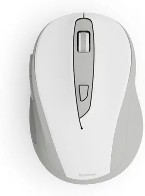 Productafbeelding van Draadloze muis (optische draadloze muis zonder klikgeluid, ergonomisch ontwerp, 6 knoppen, met browserknoppen, 800/1200/1600 DPI, 2,4 GHz technologie)