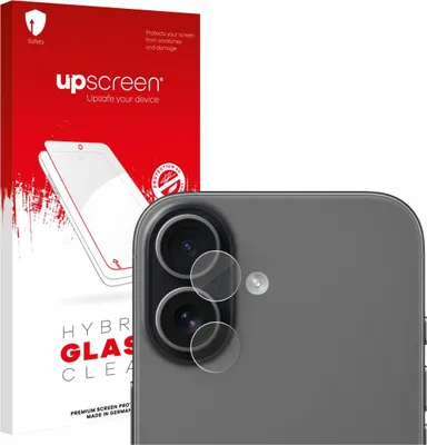 Produktbild von upscreen Schutzglas für Apple iPhone 17 (NUR Kameraschutz) Schutzfolie Panzer Folie Glas Display Schutz klar