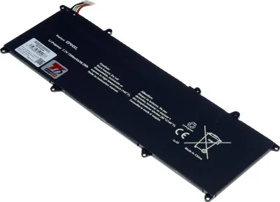Image de Batterie T6 Power pour ordinateur portable Hewlett Packard, numéro de pièce HSTNN-DB9J, Li-Poly, 7,7 V, 7298 mAh (56,2 Wh), noir