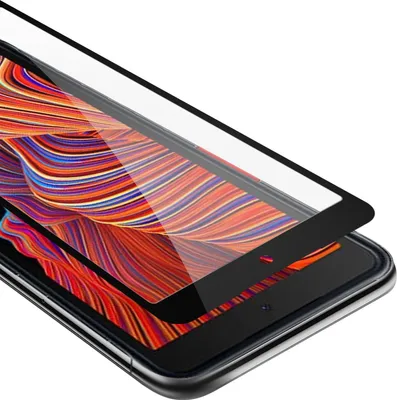 Image de Cadorabo film blindé pour Samsung Galaxy XCover 5 film de protection en noir film plein écran tempéré verre de protection