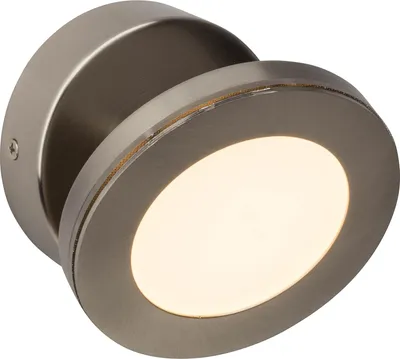 Produktbild von Brilliant LED Wandlampe Deckenleuchte Sense Round Eisen 6W 350lm warmweiß 3000K schwenkbar dimmbar