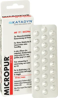 Image de Micropur Forte MF1/100T (4 x 25) Comprimés de purification d'eau