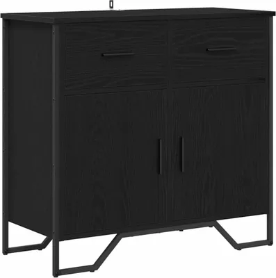 Obrázok produktu pre Servírovacia skriňa Čierny dub 79,5 x 35,5 x 74,5 cm