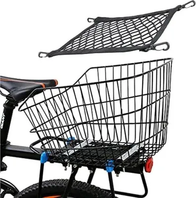 Produktbild von Hinterer Fahrradkorb für Hunde, Schwarz, Mittelgröße