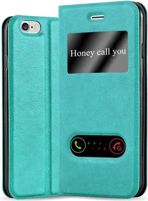 Zdjęcie produktu dla Etui ochronne Cadorabo do Apple iPhone 6 PLUS / 6S PLUS w kolorze turkusowym etui na telefon komórkowy etui na książkę
