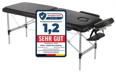 Obrázek produktu pro Profesionální masážní stůl ze hliníku, skládací