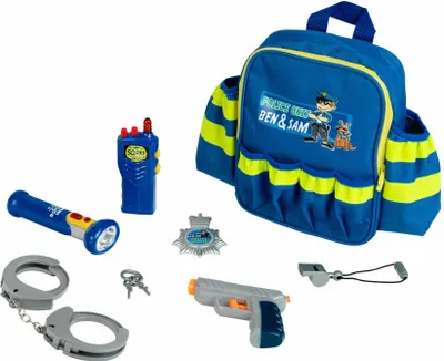 Obrázok produktu pre Policajný batoh Theo Klein Ben & Sam, 7 ks, putá, baterka, detská hračka, 8802