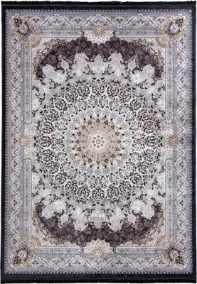 Produktbild von Grau Teppich Mazovia - Traditionell Teppich für Wohnzimmer, Schlafzimmer, Büro - Maschinenwaschbar - 140 x 200 cm