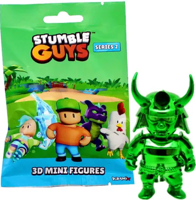 Produktbild von Stumble Guys 3D Sammelfiguren Serie 2 - Figur 25. Sei Taishogun (Chrome)