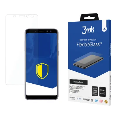 Produktbild von 3mk Display Hybridglas FlexibleGlass für Samsung Galaxy A8 2018 0,3mm 7H