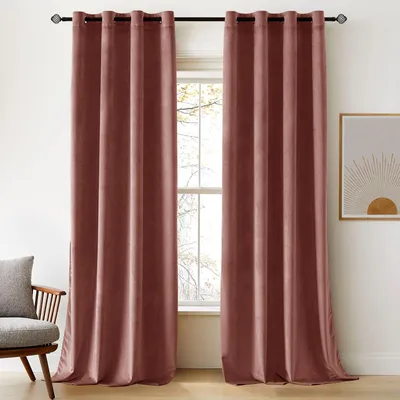 Immagine prodotto di Tende oscuranti nere per soggiorno e camera da letto, set da 2