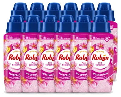 Obrázok produktu pre 12 kusov aviváže Robijn Intense Pink Sensation – 342 ml – výhodný balík