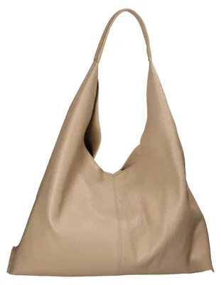 Immagine prodotto di Borsa Tote Spalla Donna Vera Pelle con Pochette Rimovibile Italy Fuxsia UNICA 25x14x13 cm