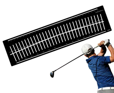 Imagen del producto de Alfombra de entrenamiento para golf portátil, ideal para uso en interiores y exteriores