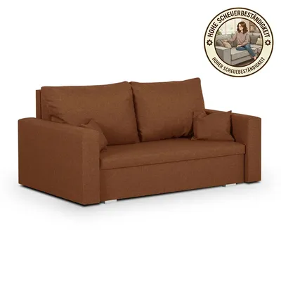 Produktbild von 2-Sitzer-Sofa mit Schlaffunktion MONDO - Hellbraun