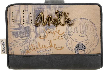 Image de Anekke porte-monnaie Studio RFID Wallet Multicolor bleu marine