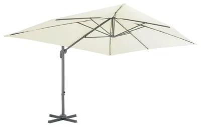 Obrázek produktu pro vidaXL Slunečník s hliníkovou tyčí 400 x 300 cm Pískový