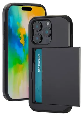 Imagen del producto de Funda Trasera con Ranura para Tarjetas para Apple iPhone 16 Pro -