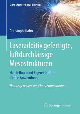 Zdjęcie produktu dla Laseradditiv gefertigte, luftdurchlässige Mesostrukturen