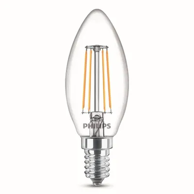 Obrázok produktu pre Philips 8718699763817, 4,3 W, 40 W, E14, 470 lm, 15000 h, Teplá biela