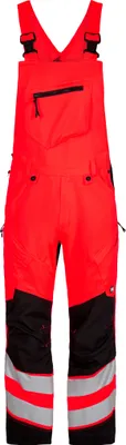 Produktbild von F. Engel Safety Latzhose, Rot/Schwarz, Gr. 34
