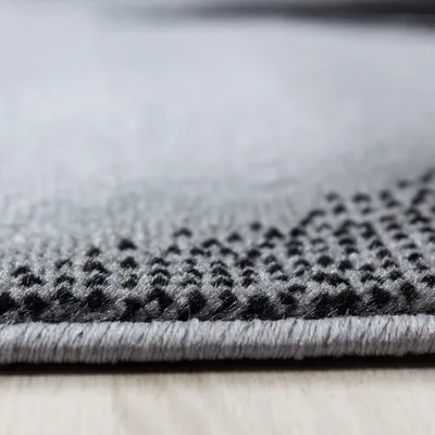 Produktbild von Villa Möbel Pluiva Bettumrandungs-Teppich Set Schwarz, Grösse:2 x 80x150 cm + 1 x 80x300 cm