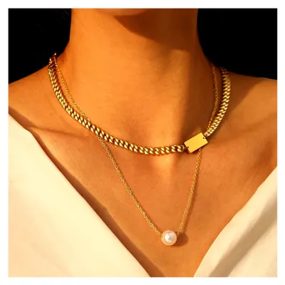 Produktbild von 10 m Goldene Gliederkette für Schmuckherstellung mit Zubehör