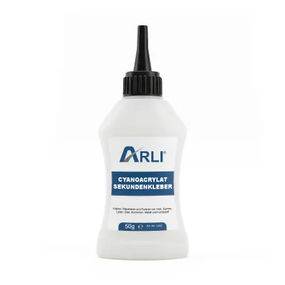 Produktbild von ARLI Sekundenkleber 50g Universal Cyanacrylat Kleber