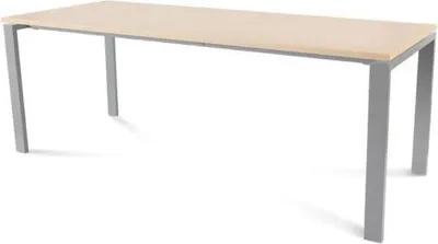 Produktbild von Schreibtisch Total BxTxH 200x80x73cm Gestell grau Platte Melamin buche.