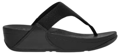 Imagen del producto de FitFlop - Sandalias para mujer "Lulu Shimmerlux", tipo chancla, modelo HD308 (talla 40 EU), color negro