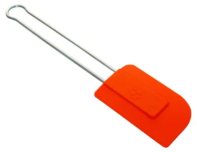 Produktbild von Stielschaber Silikon groß orange