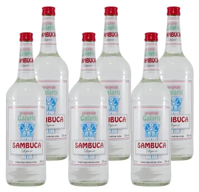 Produktbild von Galatti Sambuca Anislikör  (6 x 1,0L)