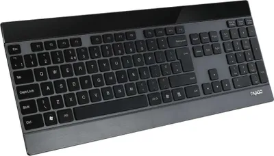Obrázek produktu pro Rapoo E9270P, Plná velikost (100 %), Bezdrátový, RF bezdrátový, QWERTZ, Černá