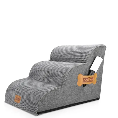Produktbild von Nobleza Hundetreppe 3 Schichten Haustiertreppe Hundetreppe, Rutschfest Katzentreppe, für Kleine Hunde Welpe Katzen aus Sofa Bett